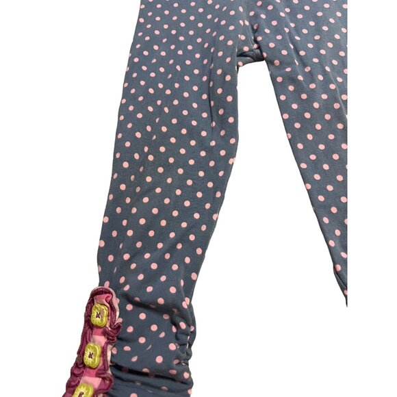 Matilda Jane Make Believe By Design Polka Dot Pants Girls Size 2 Button Accent a - Picture 8 of 13